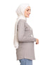Forest Grey Printed Long - Sleeve Design 43 - Khotwh